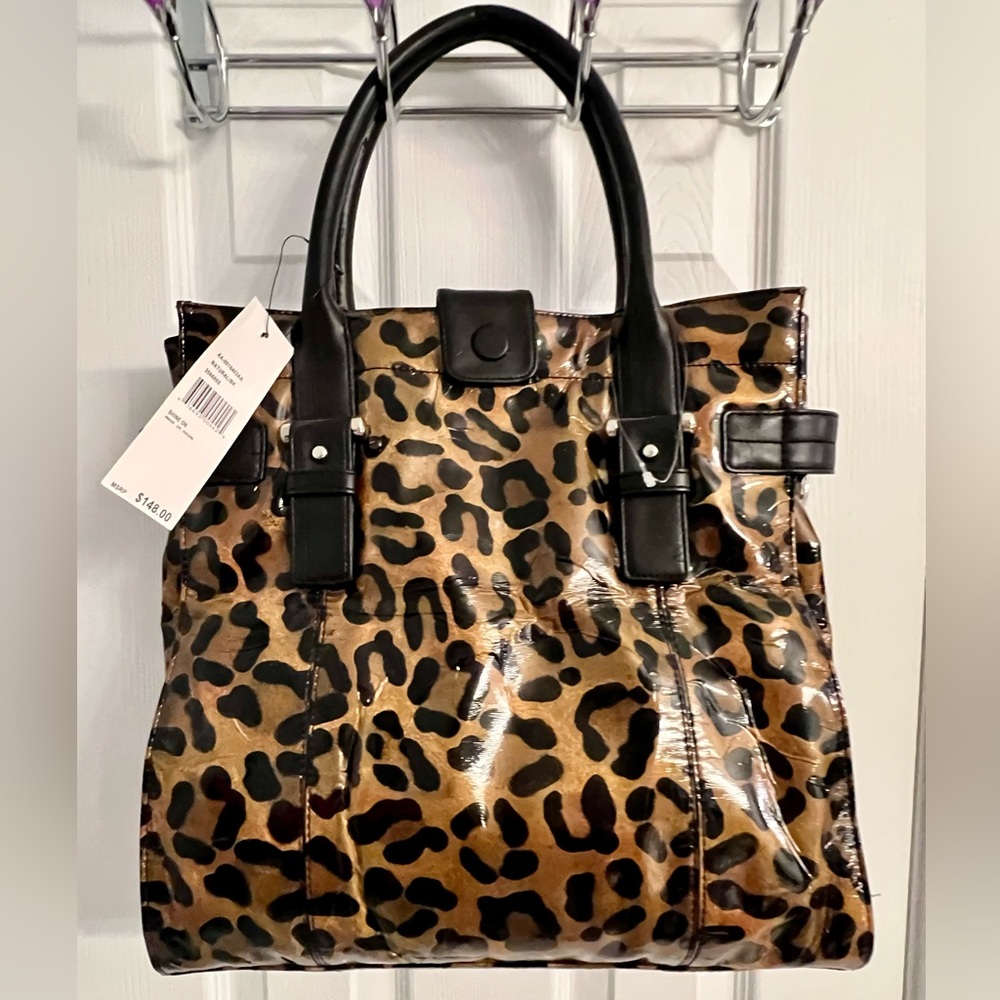 NEW w/Tags Anne Klein Leopard-Print Tote